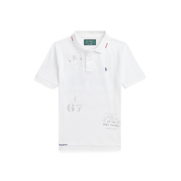 Polo graphique coton piqué