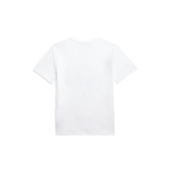 BOYS 6-14 YEARS Katoenen jersey T-shirt met Polo Bear 2