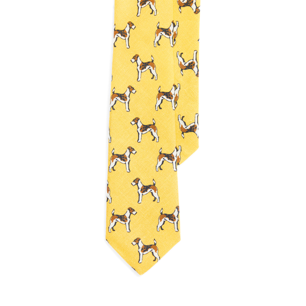 Terrier Linen Tie