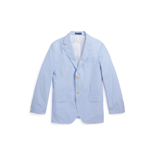 Polo Cotton Seersucker Suit Jacket