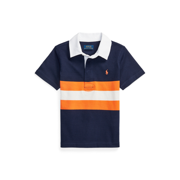 bogstaveligt talt jage Velkendt Striped Cotton Short-Sleeve Rugby Shirt | Ralph Lauren