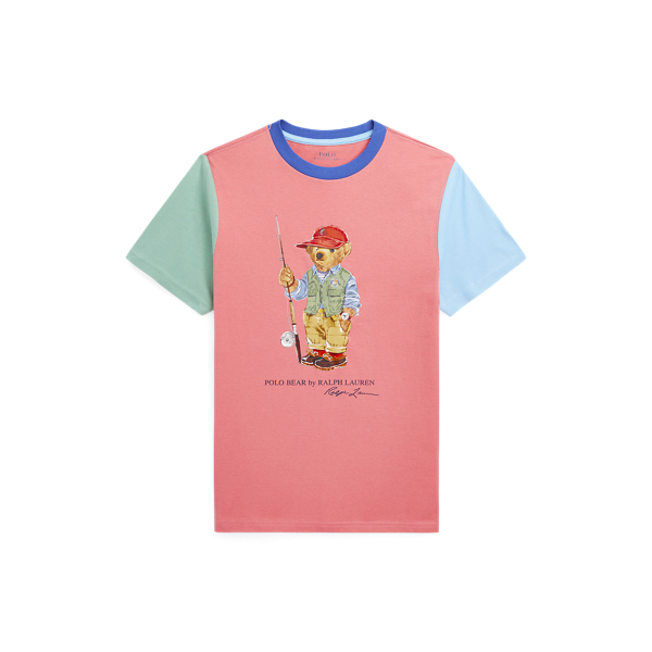 Polo Bear Colour-Blocked Cotton T-Shirt