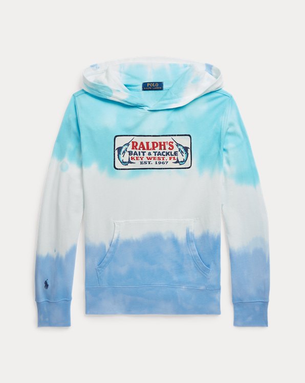 Tie-Dye Spa Terry Graphic Hoodie