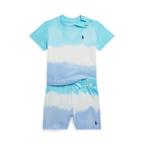 T-shirt et short tie-dye molleton coton