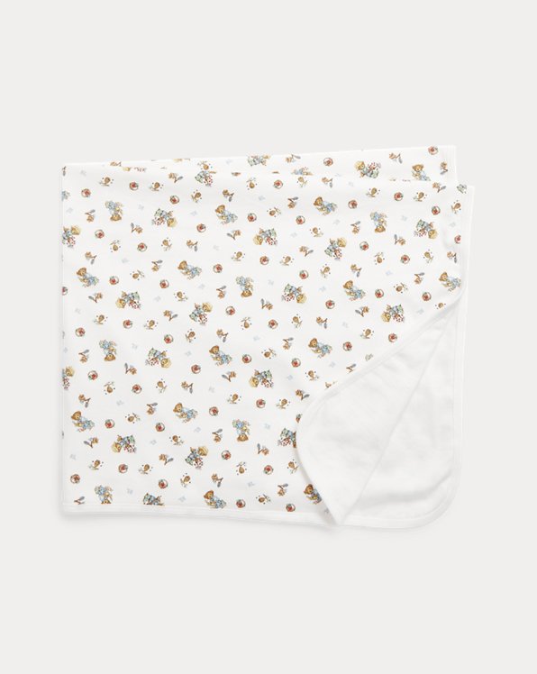 Polo Bear Cotton Interlock Blanket