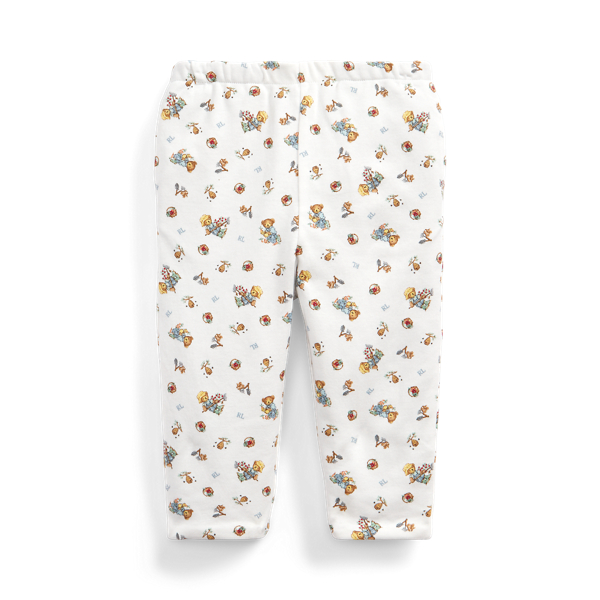 Calças reversíveis de algodão Polo Bear