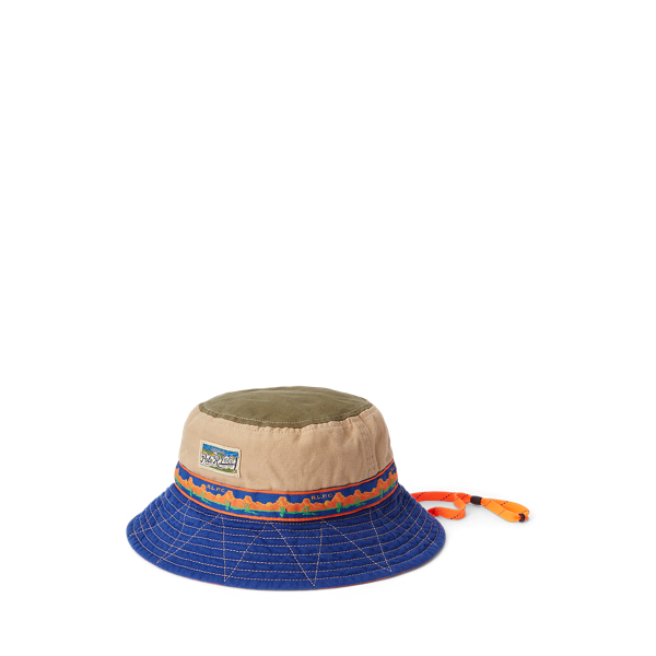 Color-Blocked Canvas Bucket Hat | Ralph Lauren