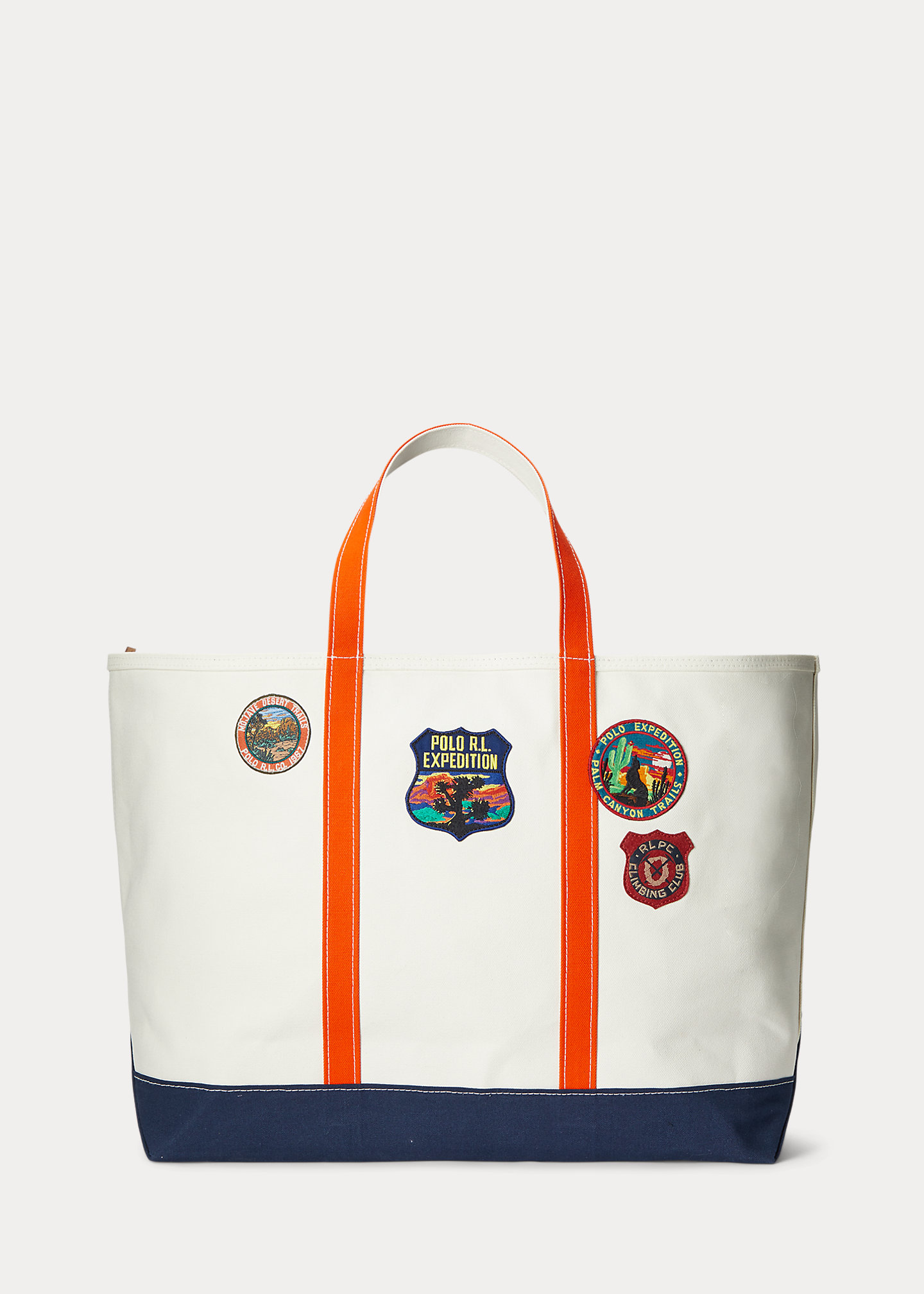 Logo-Patch Canvas Tote