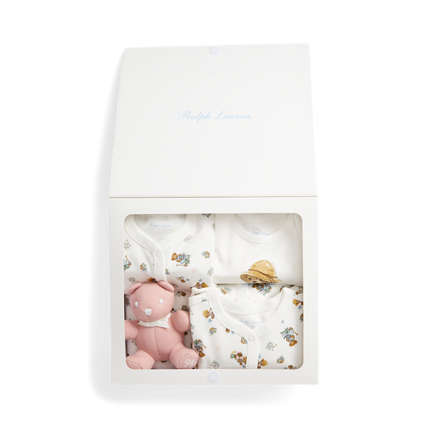 Coffret cadeau 5 pièces Polo Bear coton