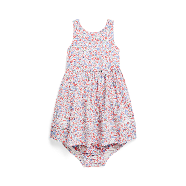 Floral Seersucker Dress &amp; Bloomer