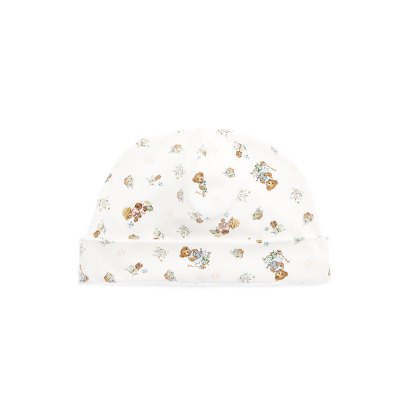 Gorro em algodão interlock Polo Bear