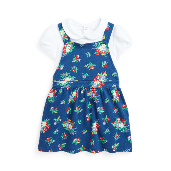 Cotton Bodysuit & Spa Terry Dress Set