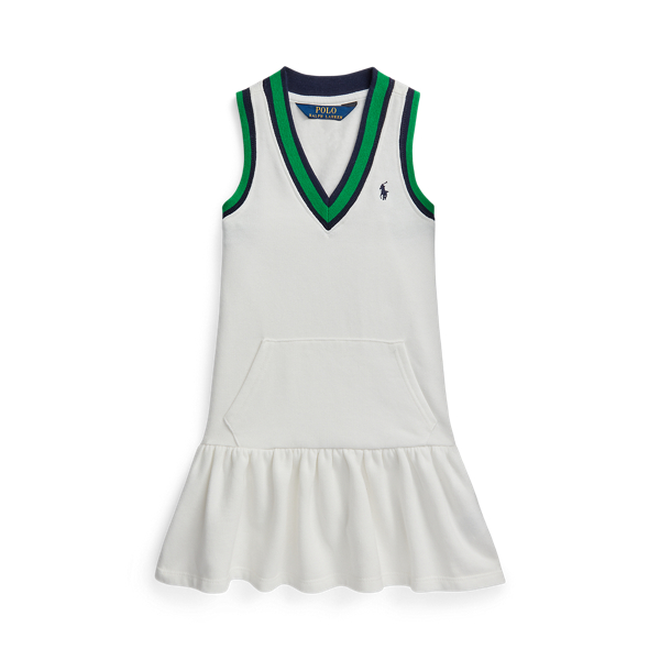 Cricket-Striped Fleece Dress