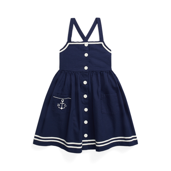 Anchor Cotton Seersucker Dress