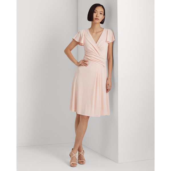 Stretch Jersey Surplice Dress for Women | Ralph Lauren® BE