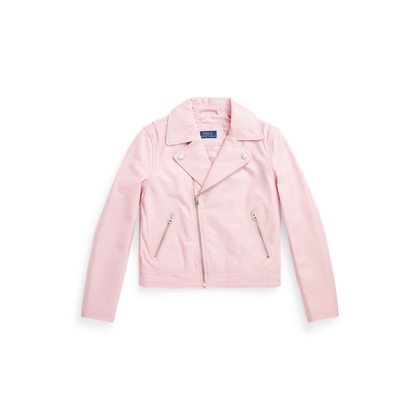 Veste moto en cuir