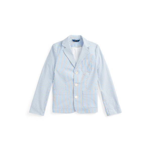 Blazer em algod&#227;o mil-raias