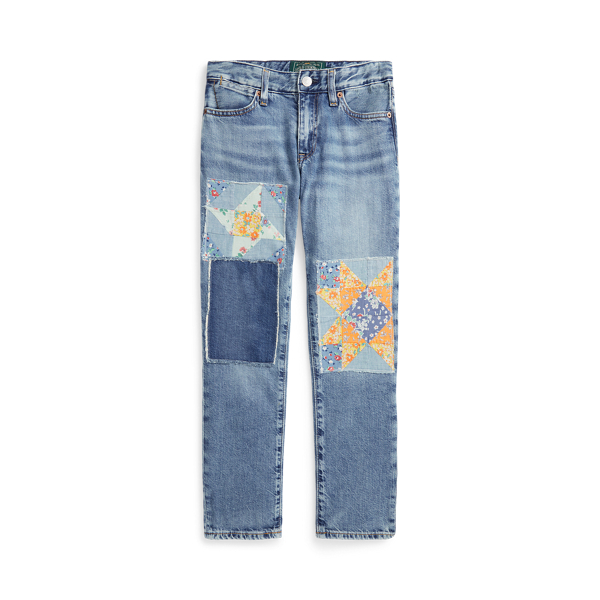 Jean boyfriend slim Astor patchwork