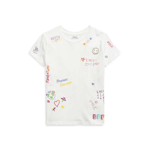 T-shirt graphique jersey de coton
