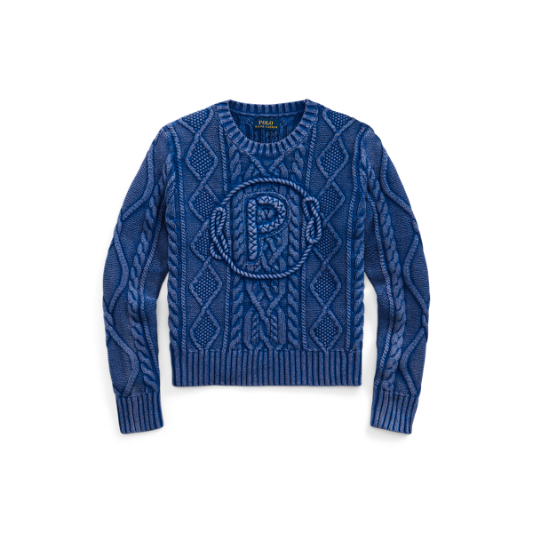 Pull appliqué nautique molleton