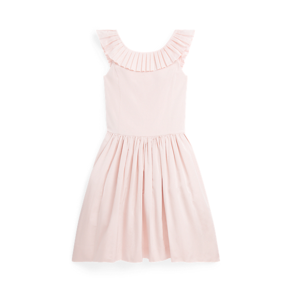 Ruffled Mulberry Silk-Blend Dress