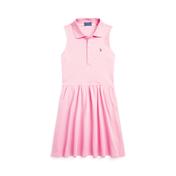 Robe polo en piqué stretch