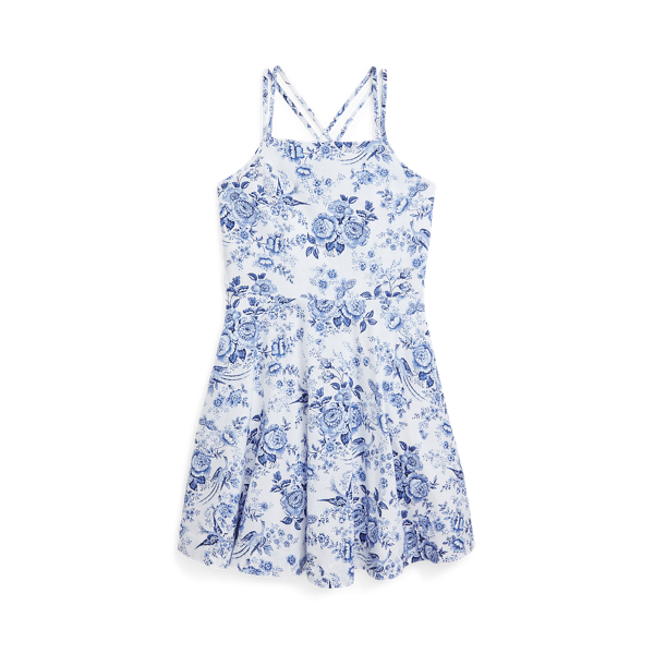 Floral Linen-Cotton Dress