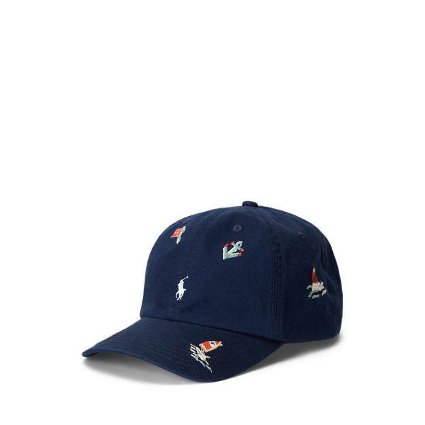 Nautical Cotton Twill Ball Cap