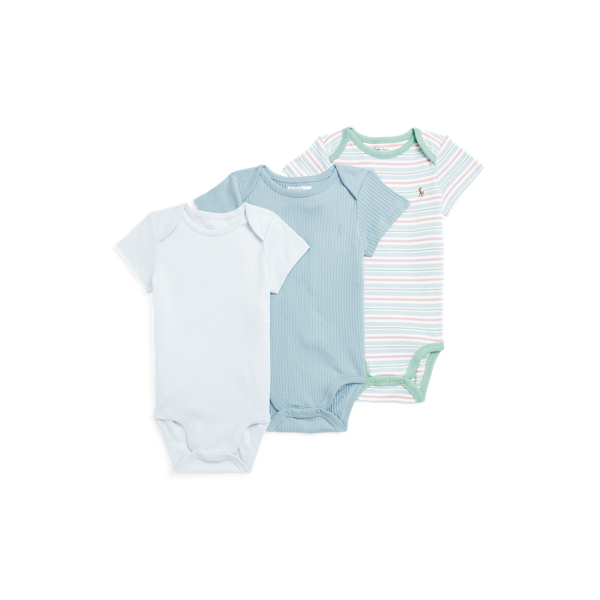 Conjunto de 3 bodies de algodão