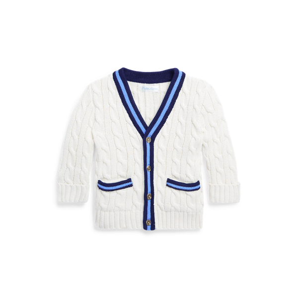 Cardigan de cricket en coton