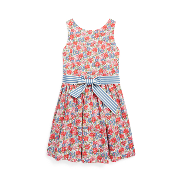 Floral Cotton Poplin Dress