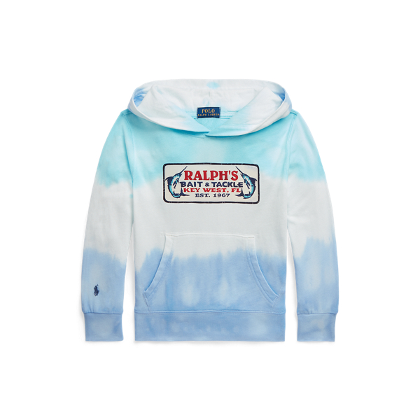 Sweat à capuche molleton éponge tie-dye