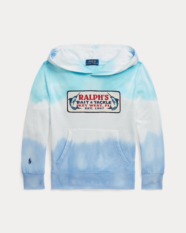 Tie-Dye Spa Terry Graphic Hoodie