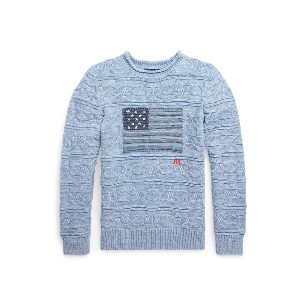 Flag Cotton Rollneck Jumper