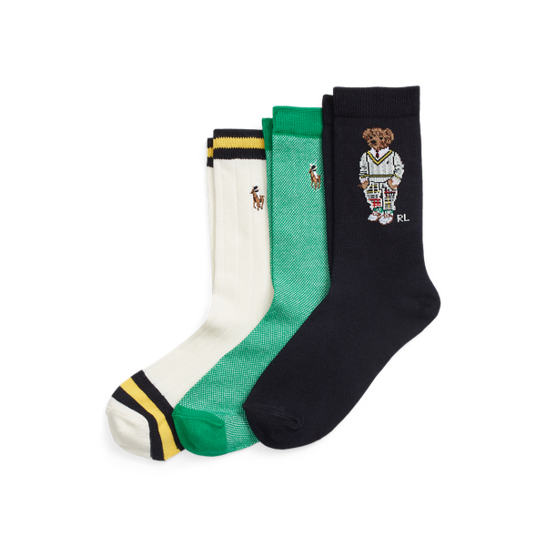 Meias Polo Bear - conjunto de 3