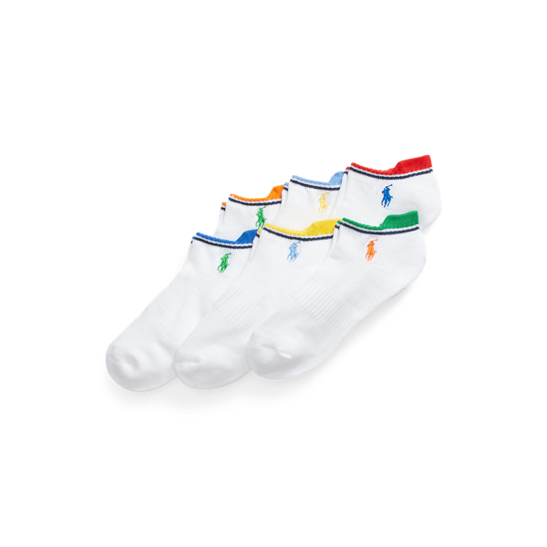 Striped Low-Cut Crew Sock 6-Pack
