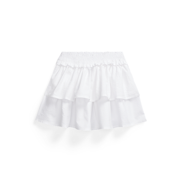 Jupe gitane en seersucker de coton