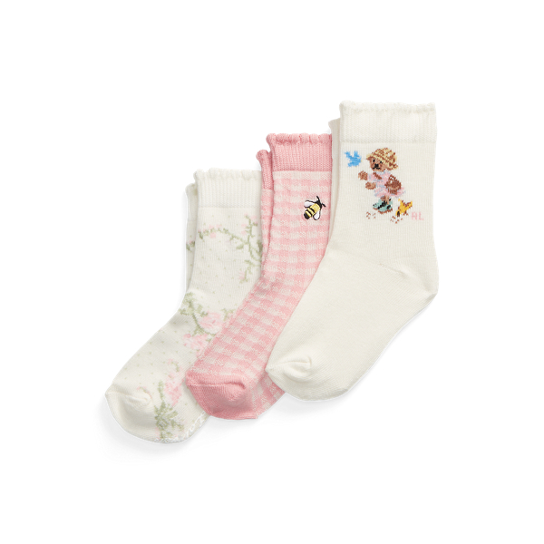 Polo Bear Crew Sock 3-Pack