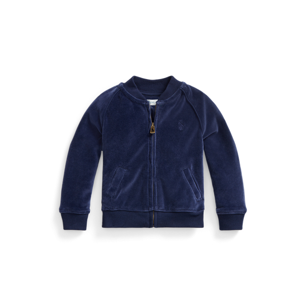 Veste de baseball en velours pour Baby Ralph Lauren® FR