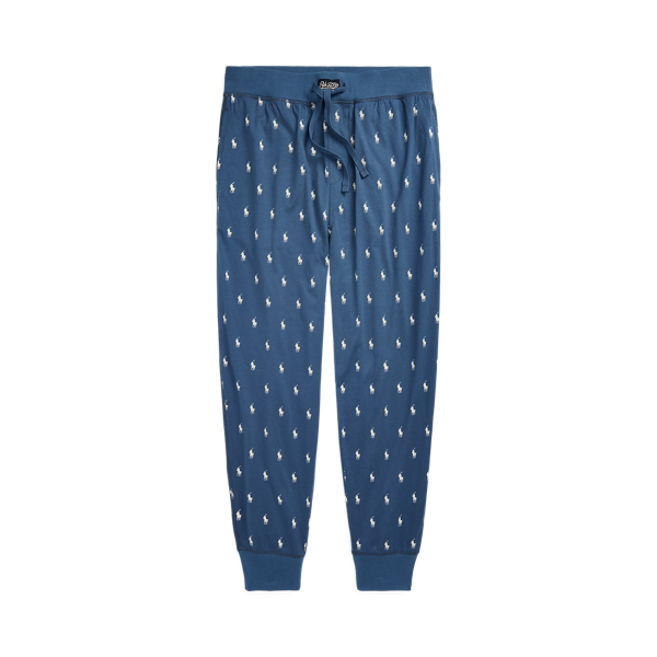 All-over Pony Cotton Jersey Sleep Jogger