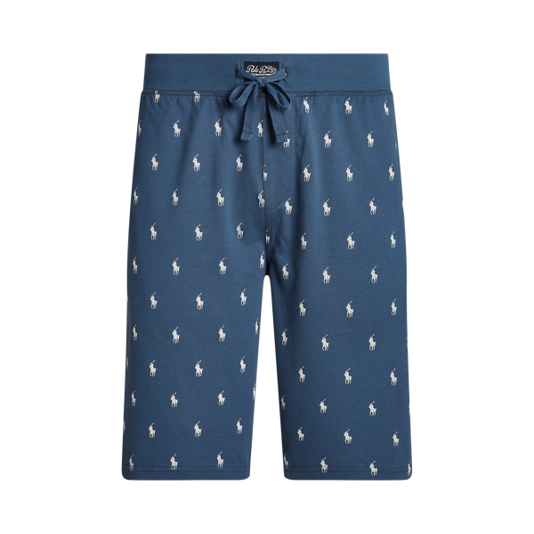 Allover Pony Cotton Jersey Sleep Short