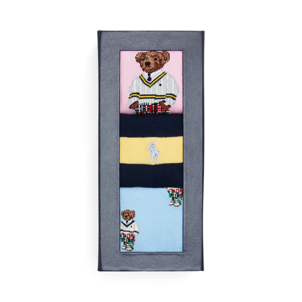 Conjunto de 3 pares de meias Polo Bear