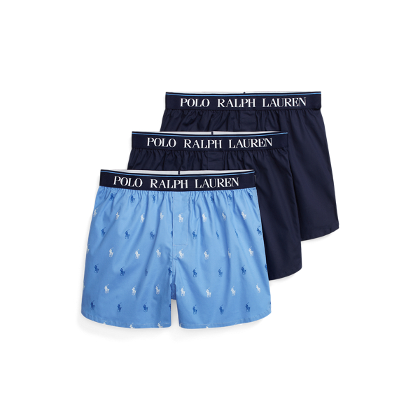 Lot de trois caleçons en coton stretch