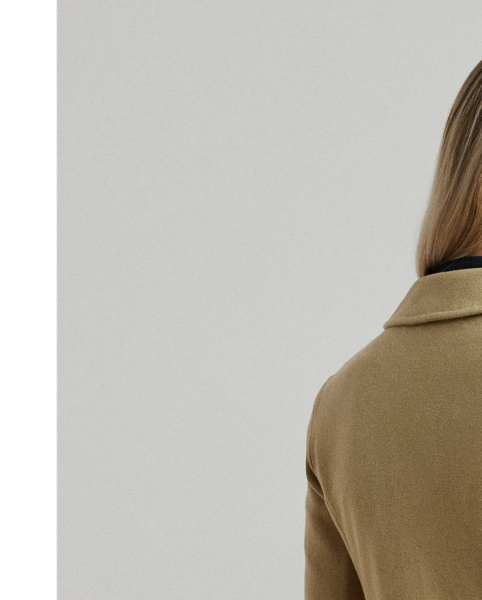 Made from a soft combed cotton blend, this blazer is an essential layering piece.