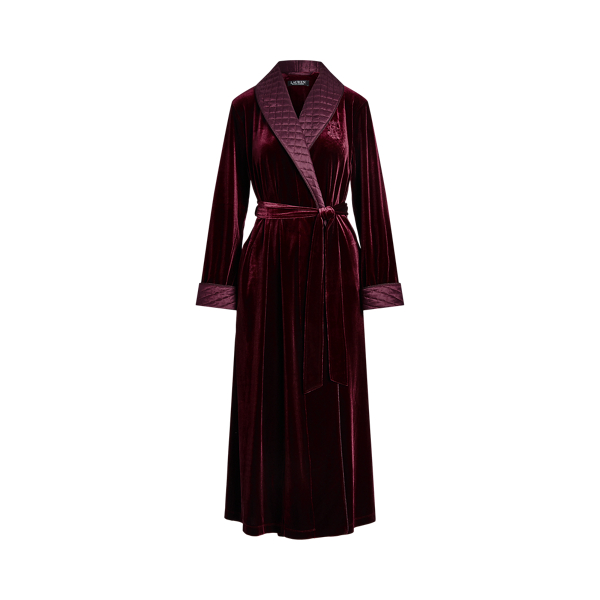 Velvet Shawl-Collar Robe for Women | Ralph Lauren® UK