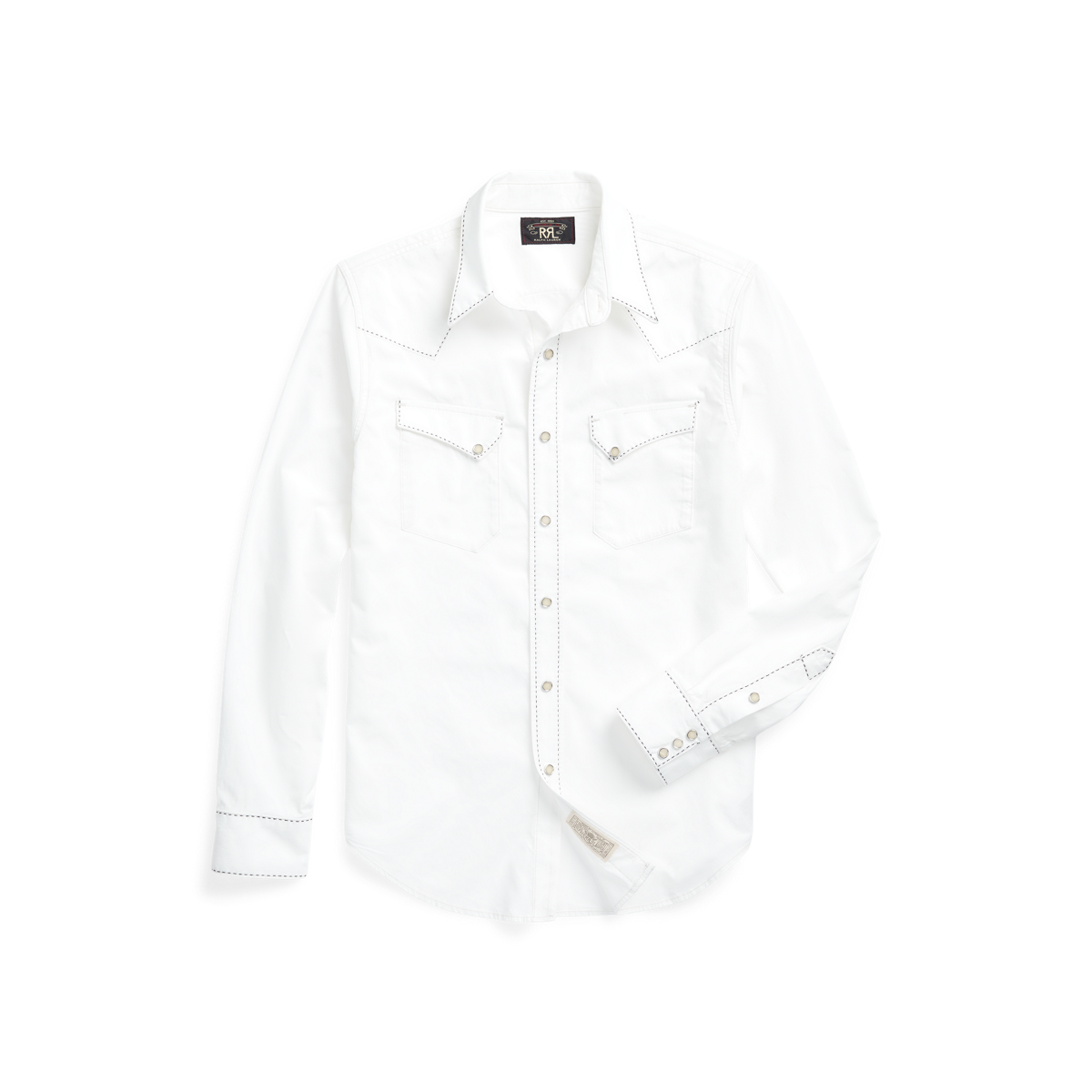 Slim Fit Poplin Western Shirt