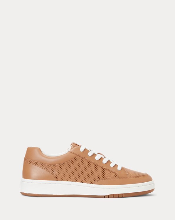 Hailey Perforated Nappa Leather Trainer