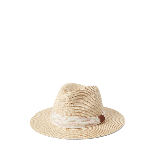 Fedora en paille rangeable