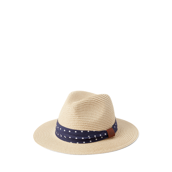 Fedora en paille rangeable
