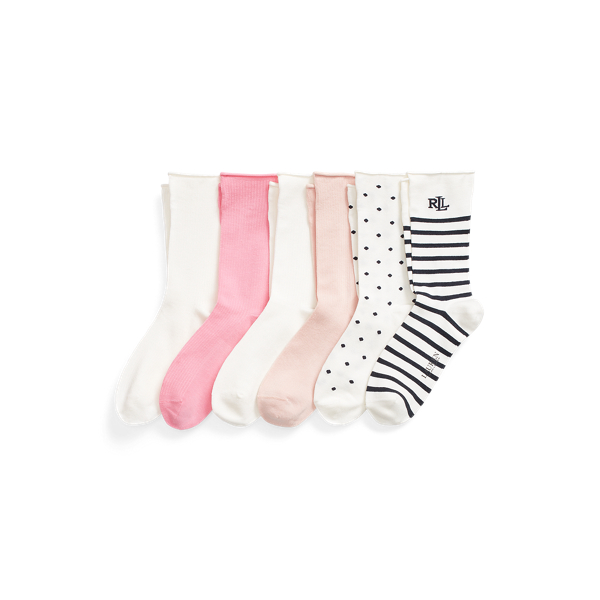 6 paires de chaussettes roulottées